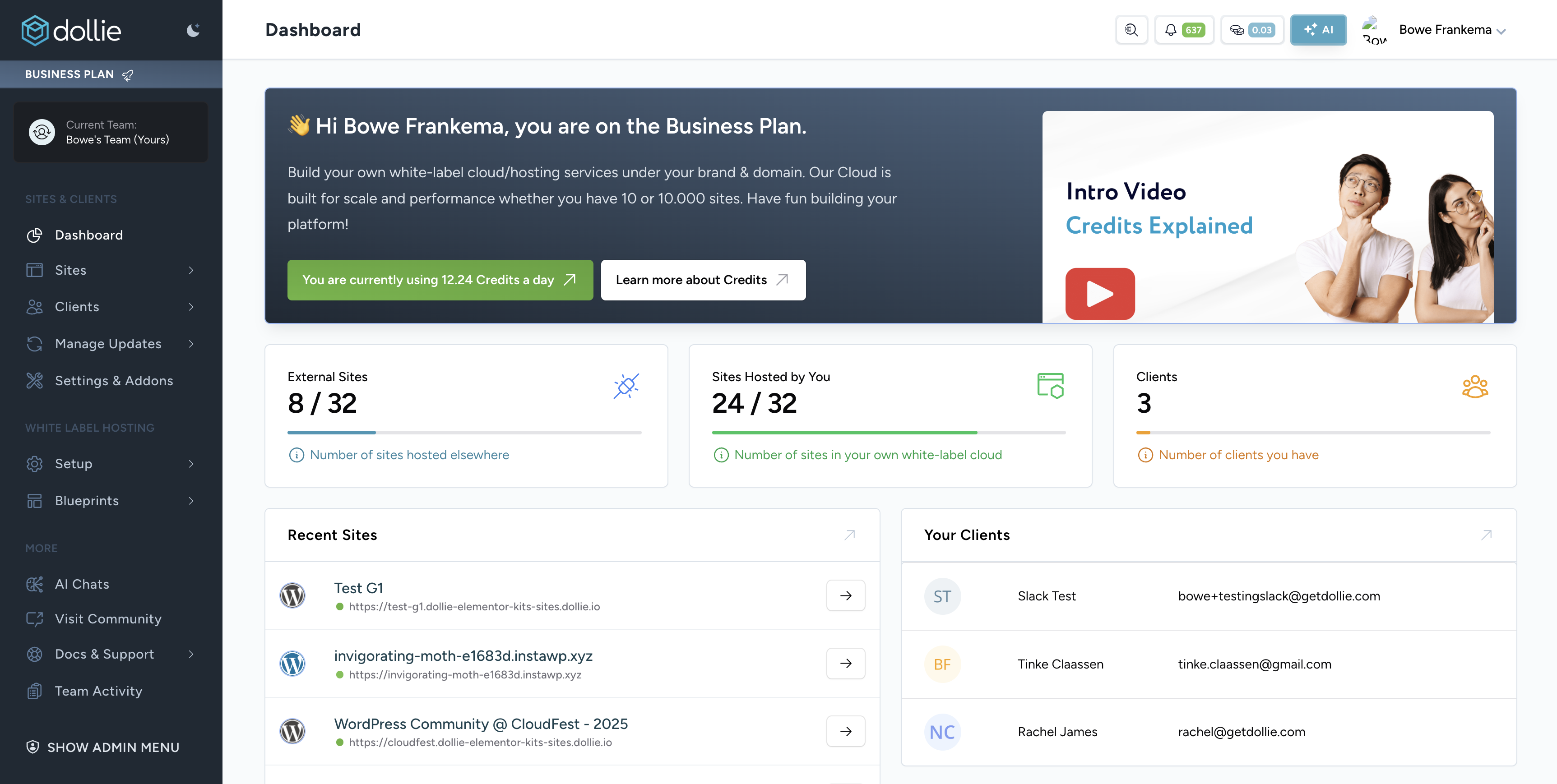 Dollie case study screenshot